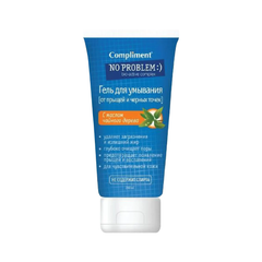 Gel Rửa Mặt Giảm Mụn Compliment No Problem BHA + Tea Tree 200ml