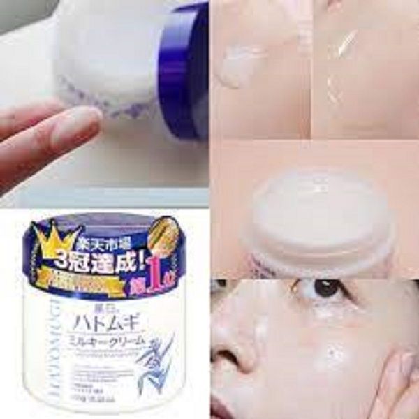 Kem Dưỡng Chiết Xuất Ý Dĩ Làm Sáng Da Hatomugi Moisturizing Conditioning 300g