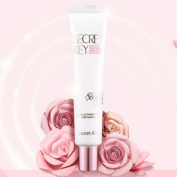 Kem Dưỡng Mắt Làm Trắng Và Phục Hồi Da Chuyên Sâu Secret Key Starting Treatment Rose Facial Eye Cream