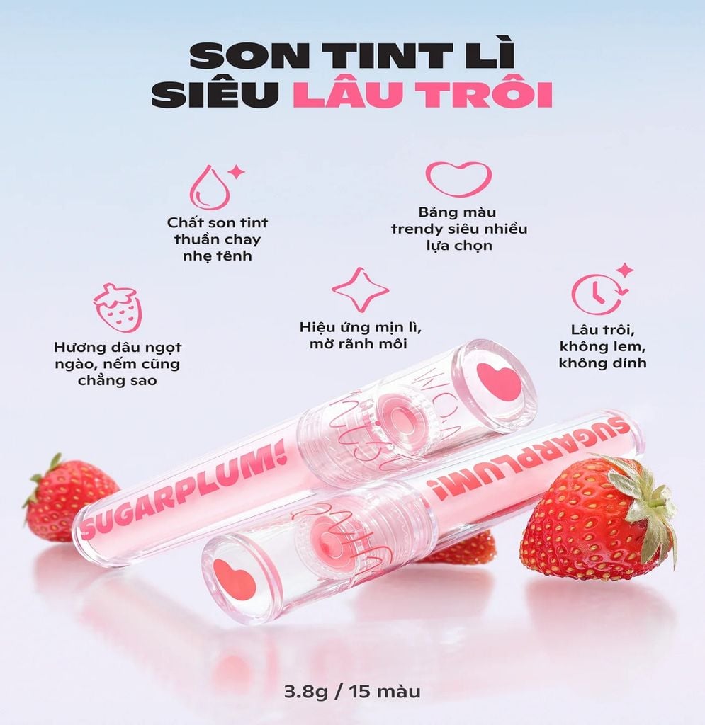 Son Tint Lì Ofelia Sugarplum MistyNow Blurring Tint 3.8g