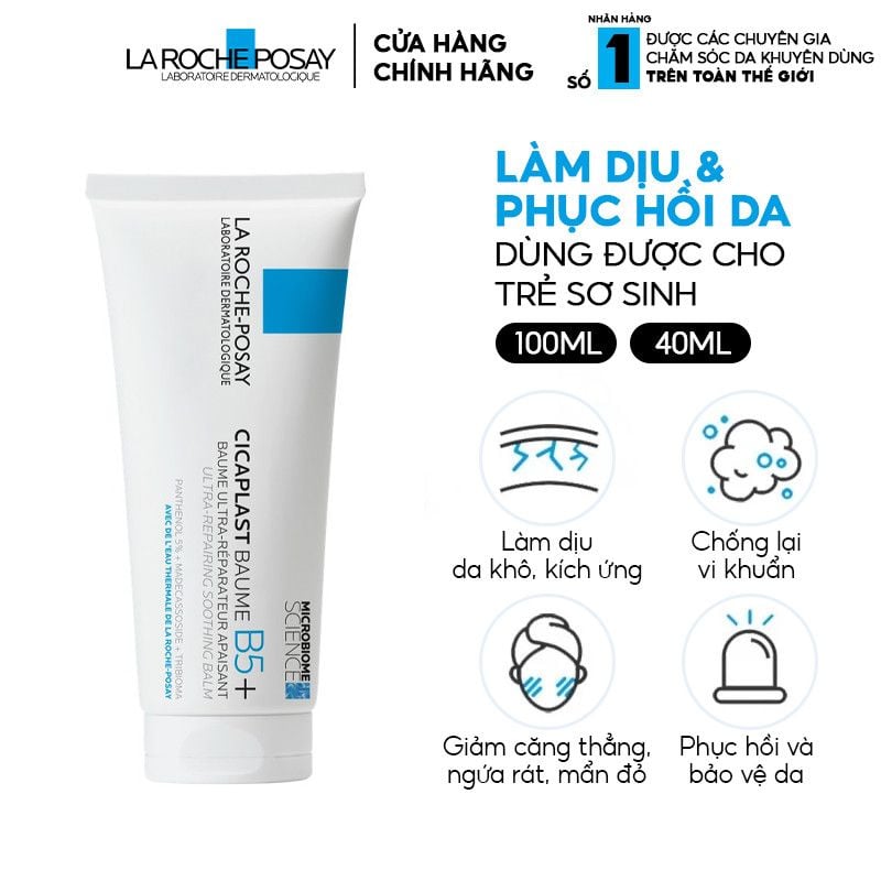 Kem Dưỡng Phục Hồi Da La Roche Posay Cicaplast Baume B5+