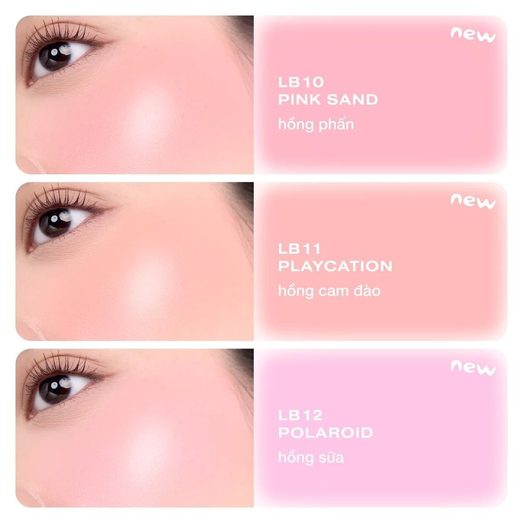 Má Hồng Dạng Kem Ofelia Lolli Liquid Blush