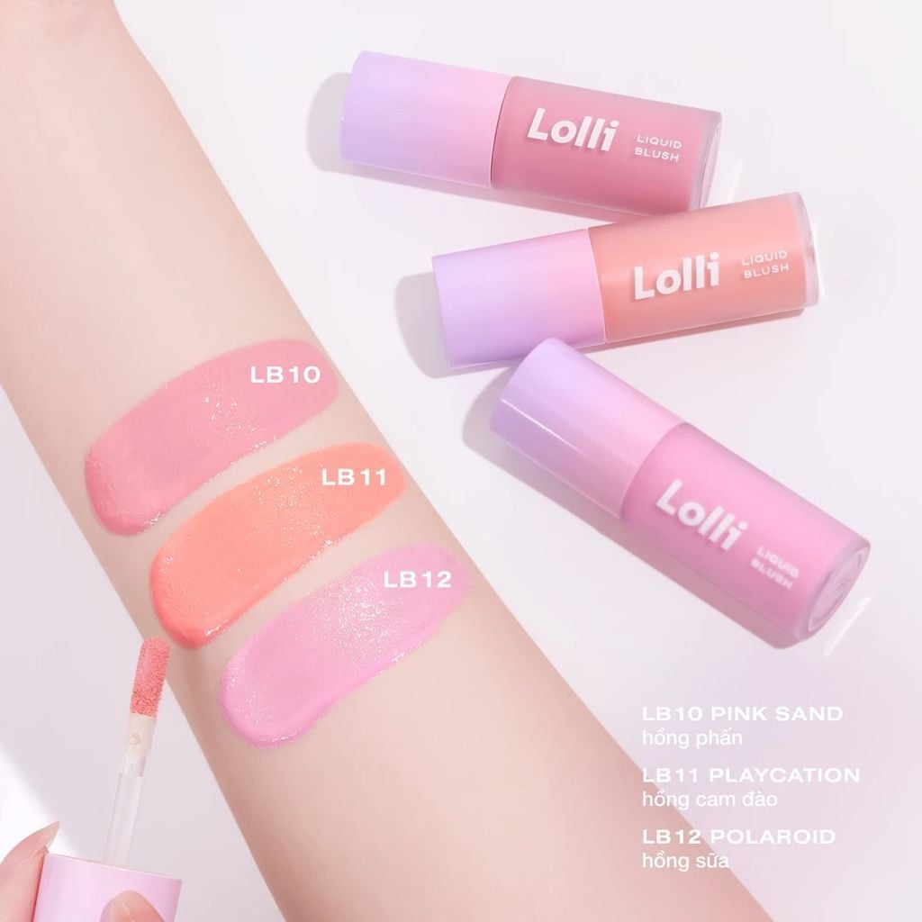 Má Hồng Dạng Kem Ofelia Lolli Liquid Blush