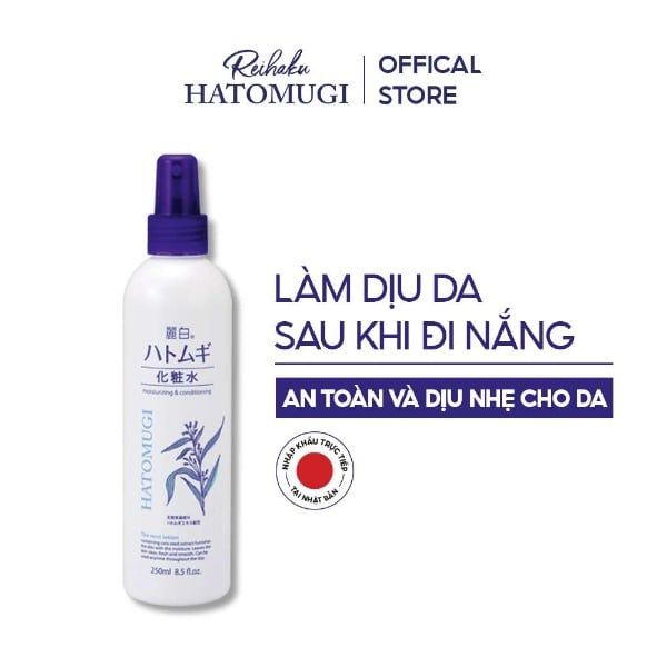 Xịt Khoáng Dưỡng Ẩm Chiết Xuất Ý Dĩ Hatomugi 250ml