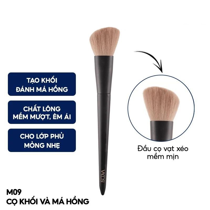 Cọ Khối & Má Hồng Vacosi M09 Angle Powder Pro Brush