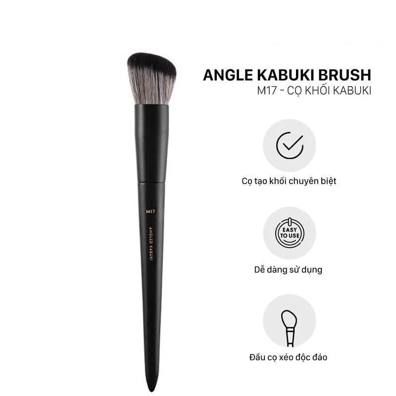 Cọ Tạo KhốI Vacosi Đầu Xéo M17 Angled Kabuki