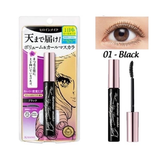 Chuốt Mi KISS ME Heroine Make Volume/Long Up Mascara Super Waterproof 6g