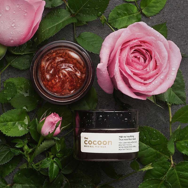 Mặt Nạ Cocoon Dưỡng Ẩm Làm Mềm Da Từ Hoa Hồng True Rose Face Mask