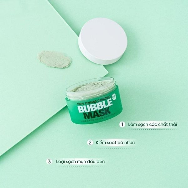 Mặt Nạ Đất Sét So Natural Pore Tensing Carbonic Bubble Mask 130g