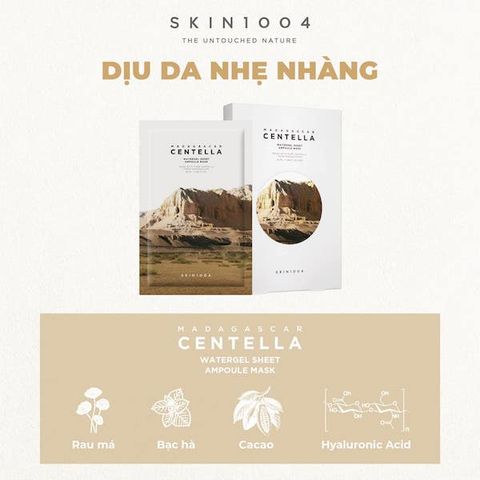 Mặt Nạ Làm Dịu Dưỡng Ẩm Skin1004 Madagascar Centella Watergel Sheet Ampoule Mask 25ml