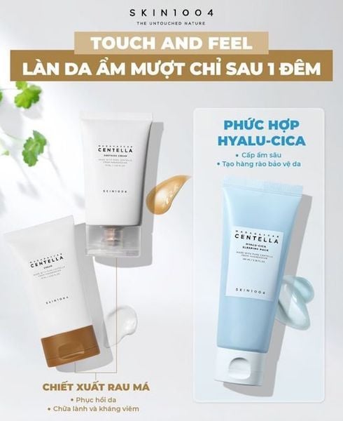 Mặt Nạ Ngủ Cấp Ẩm Dưỡng Sáng Da Skin1004 Madagascar Centella Hyalu-cica Sleeping Pack 100ml