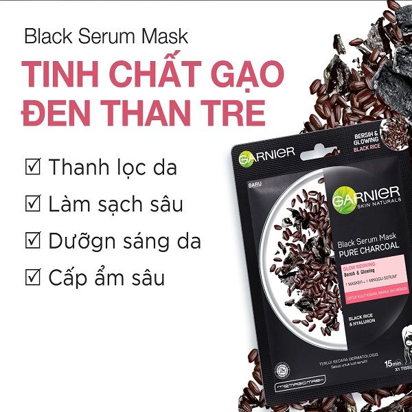 Mặt Nạ Tinh Chất Garnier Serum Mask