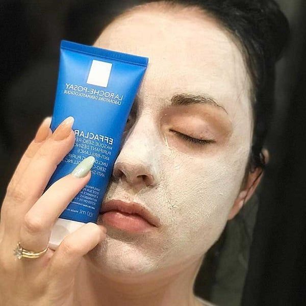 Mặt Nạ Bùn Làm Sạch Sâu Giảm Mụn & Giảm Bóng Nhờn La Roche-Posay Effaclar Sebo-Controlling Mask 100ml