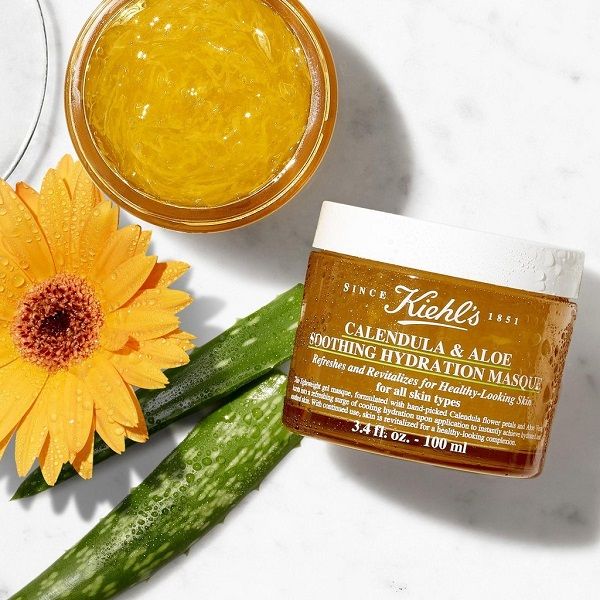 Mặt Nạ Hoa Cúc Kiehl's Calendula & Aloe Soothing Hydration Masque 14ml