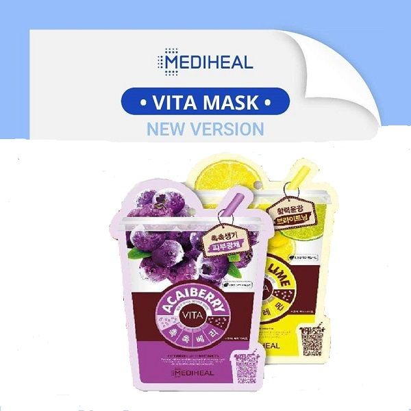 Mặt Nạ Chiết Xuất Từ Hoa Quả Ngăn Ngừa Lão Hóa Mediheal Vita Mask