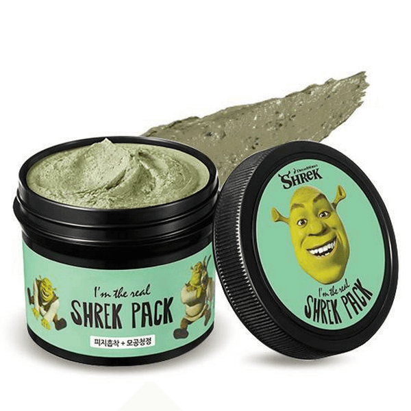 Mặt Nạ Đất Sét Bạc Hà Làm Dịu Da Dreamworks I'm The Real Shrek Pack 110g