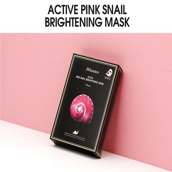 Mặt Nạ JM Solution Dưỡng Sáng Da Ốc Sên 30ml Active Pink Snail Brightening Mask Prime