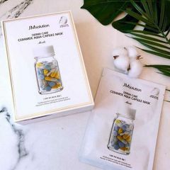 Mặt Nạ Phục Hồi, Chống lão Hóa Da JM Solution Derma Care Ceramide Aqua Capsule Mask Clear