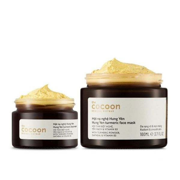 Mặt Nạ Nghệ Hưng Yên Cocoon Giúp Da Rạng Rỡ Mịn Màng Turmeric Face Mask