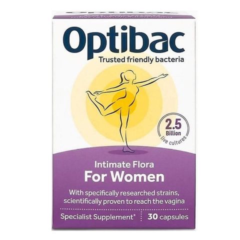 Men Vi Sinh Trị Viêm Vùng Kín Dành Cho Nữ OptiBac Probiotics For Women 30 Viên