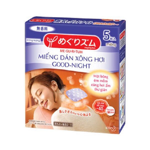 Miếng Dán Xông Hơi Vùng Lưng MegRhythm Good-Night