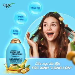 Dầu Gội Giúp Phục Hồi Tóc Hư Tổn OGX Renewing + Argan Oil Of Morocco Shampoo 385ml