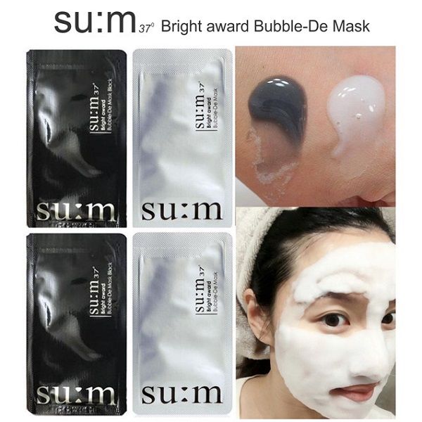 Mặt Nạ Sủi Bọt Thải Độc Su:m 37 Bright Award Bubble-De Mask