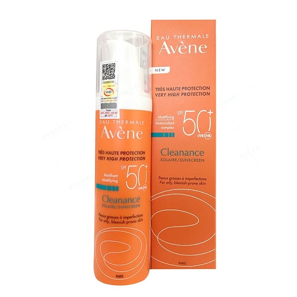 Kem Chống Nắng Cho Da Dầu Mụn Avene Very High Protection Cleanance SPF50+ 50ml
