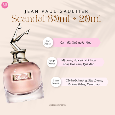 Set Nước Hoa Nữ Jean Paul Gaultier Scandal Gift Set 2 Món