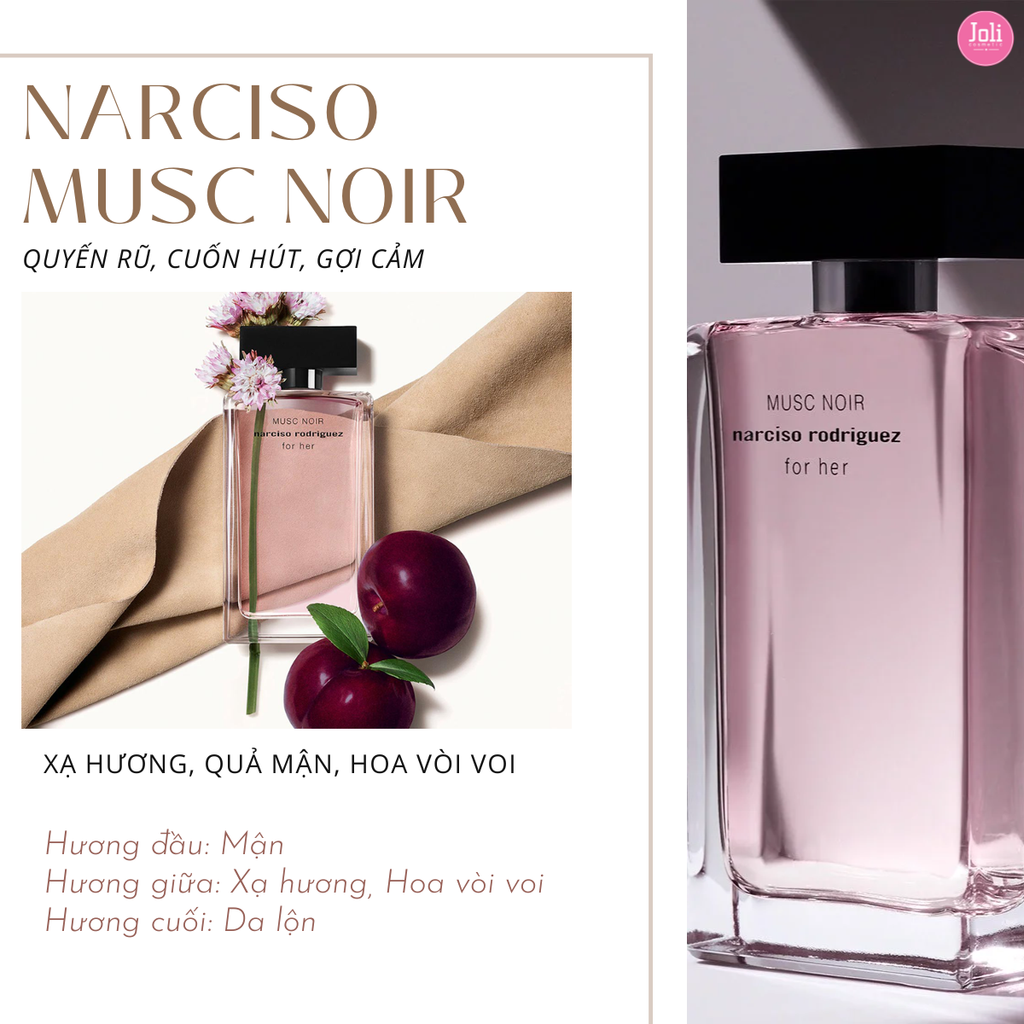 Nước Hoa Nữ Chiết Narciso Rodriguez Musc Noir For Her EDP 9ml