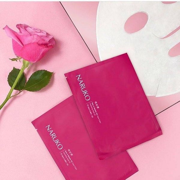 Mặt Nạ Cấp Nước Naruko Rose & Botanic HA Aqua Cubic Hydrating Mask EX