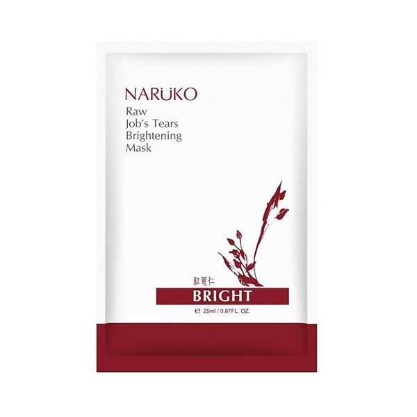 Mặt Nạ Nhân Ý Dĩ Đỏ Dưỡng Sáng Da Naruko Raw Job's Tears Brightening Mask 25ml