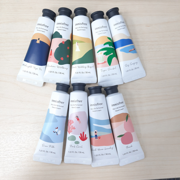 Kem Dưỡng Da Tay Hương Nước Hoa Innisfree Jeju Life Perfumed Hand Cream 30ml