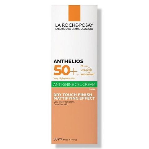 Kem Chống Nắng Có Màu Kiểm Soát Dầu La Roche-Posay Anthelios Anti-Shine SPF50+ PA++++ 50ml