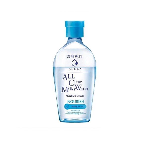 Nước Sữa Tẩy Trang Sạch Sâu Dịu Mát Senka All Clear Milky Water Nourish 230ml