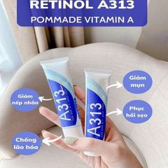 Kem Ngừa Mụn Chống Lão Hóa Giảm Nếp Nhăn A313 Pommade Retinol Cream 50g