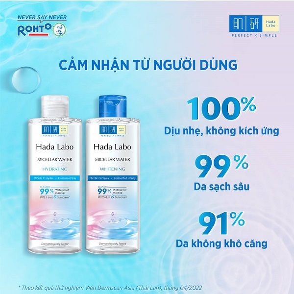 Nước Tẩy Trang Hada Labo Làm Sạch Sâu Micellar Water 240ml