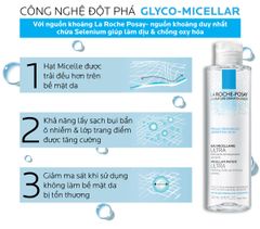 Nước Tẩy Trang Cho Da Dầu Mụn La Roche-Posay Effaclar Eau Micellaire Ultra 50ml