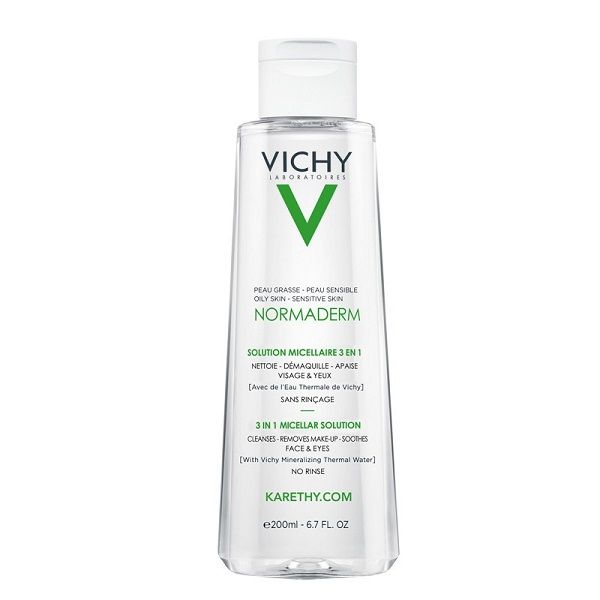 Nước Tẩy Trang Cho Da Dầu Mụn Vichy Normaderm 3-in-1 Micellar Solution 200ml