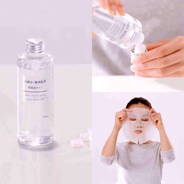 Nước Hoa Hồng Dành Cho Da Dầu Muji Light Toning Water Light 200ml