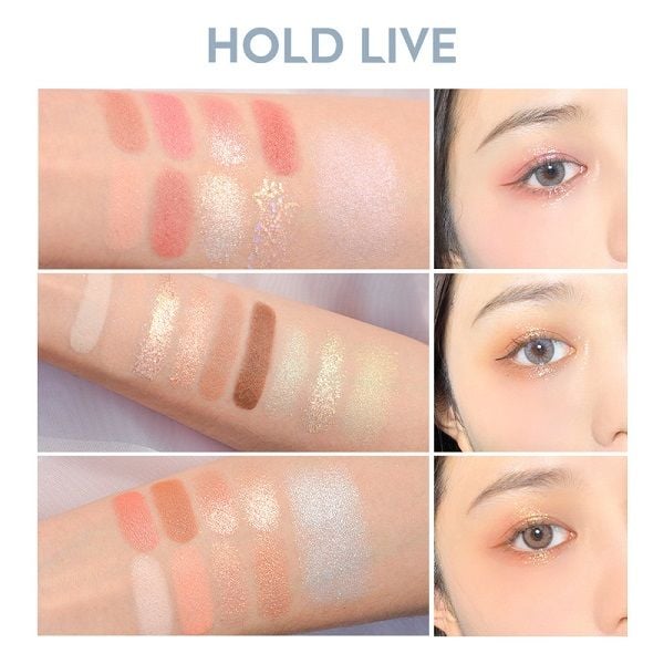 Bảng Phấn Mắt 9 Ô HOLD LIVE Soft Cute Fog Language Eyeshadow Palette