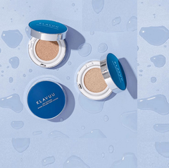 Set Phấn Nước Dưỡng Ẩm Klavuu Blue Pearlsation High Coverage Marine Collagen Aqua Cushion SPF50 PA+++(Tặng kèm lõi)