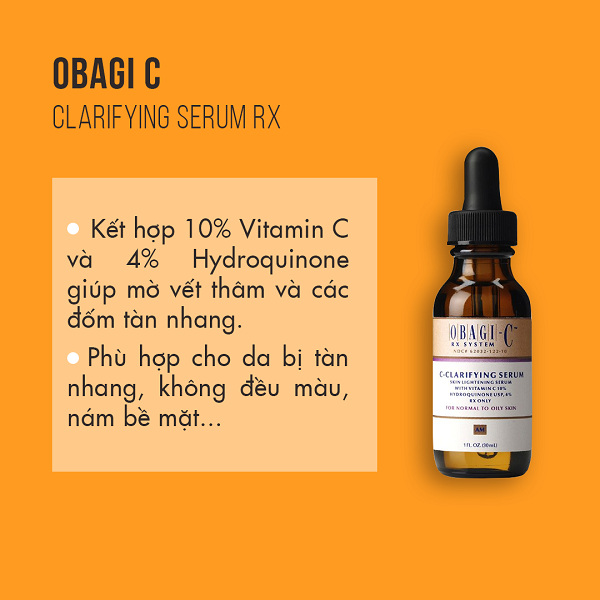 Serum chống lão hóa Obagi-C Rx C-Clarifying Serum For Normal to Dry Skin 30ml