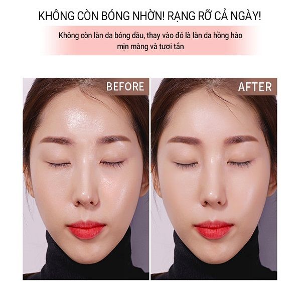 Phấn Phủ Kiềm Dầu Eglips Glow Powder Pact Pink