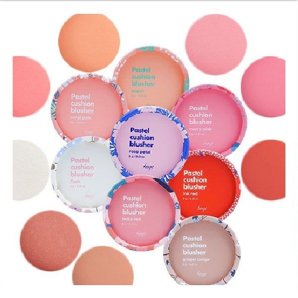 Phấn Má Hồng Dạng Nén The Face Shop Pastel Cushion Blusher 6gPhấn Má Hồng  Dạng Nén The Face Shop Pastel Cushion Blusher 6g – JOLI COSMETIC