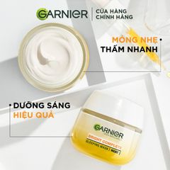 Mặt Nạ Ngủ Dưỡng Sáng Da Ban Đêm Garnier Light Complete Yoghurt Sleeping Mask 50ml