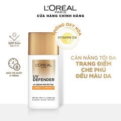 Kem Chống Nắng Loreal Che Phủ Đều Màu Da UV Defender Correct & Protect SPF 50+ PA ++++ 50ml