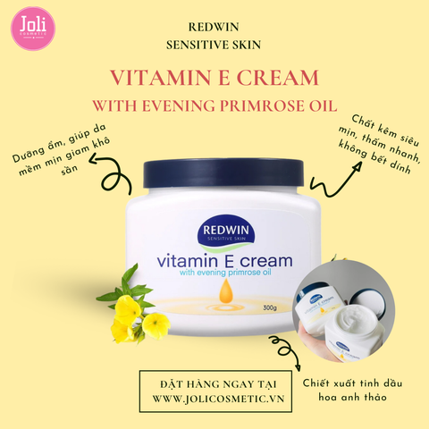 Kem Dưỡng Da Redwin Vitamin E Cream 300G