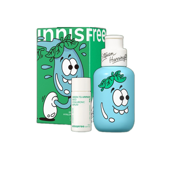 Tinh Chất Dưỡng Ẩm innisfree Green Tea Seed Hyaluronic Serum 80ml + Tinh Chất Dưỡng Ẩm innisfree Green Tea 15ml