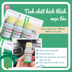Tinh Chất Thảo Dược Kích Thích Mọc Tóc Sato Arovics Solutions 5% 30ml